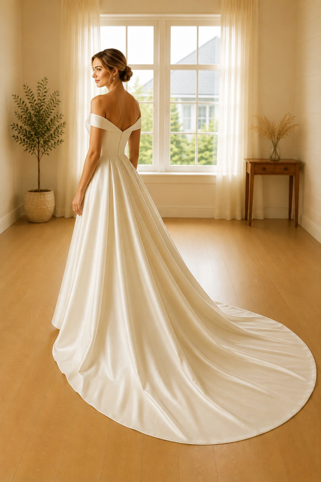 Bridal Overskirt Clean